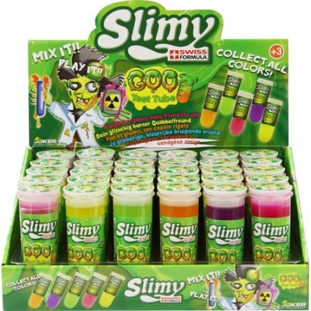 SLIMY PROVETTE 45G 5COLORI +3ANNI PROVETTA, LO SLIME ORIGINALE EAN 8001297233166 INGROSSO SLIME