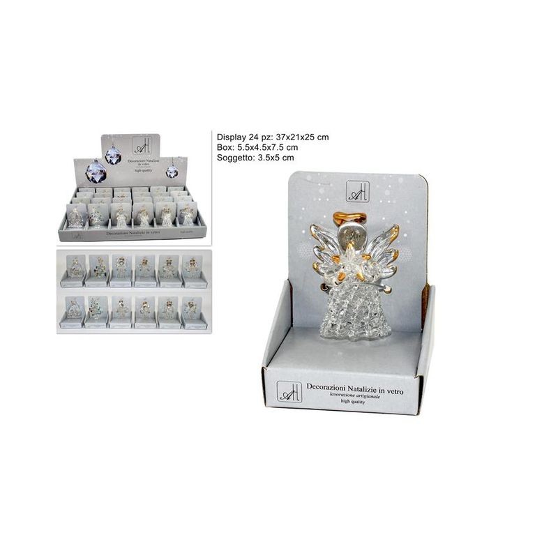 SOGGETTI VETRO NATALIZI ASS EAN 8033113165429 INGROSSO OGGETTISTICA NATALIZIA