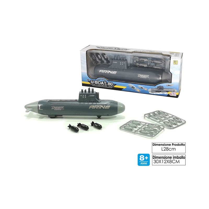 SOMMERGIBILE C/ACCESSORI 2ASS EAN 8015361819729 INGROSSO GIOCATTOLI IN SCATOLA