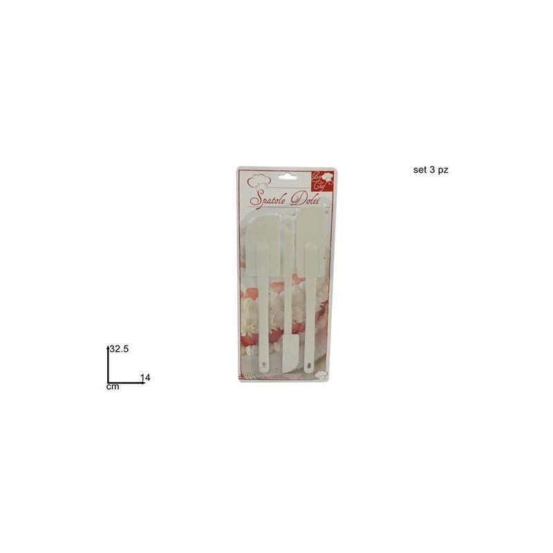 SPATOLE PER DOLCI PZ.3 EAN 8027501573378 INGROSSO VASSOI E DISCHI