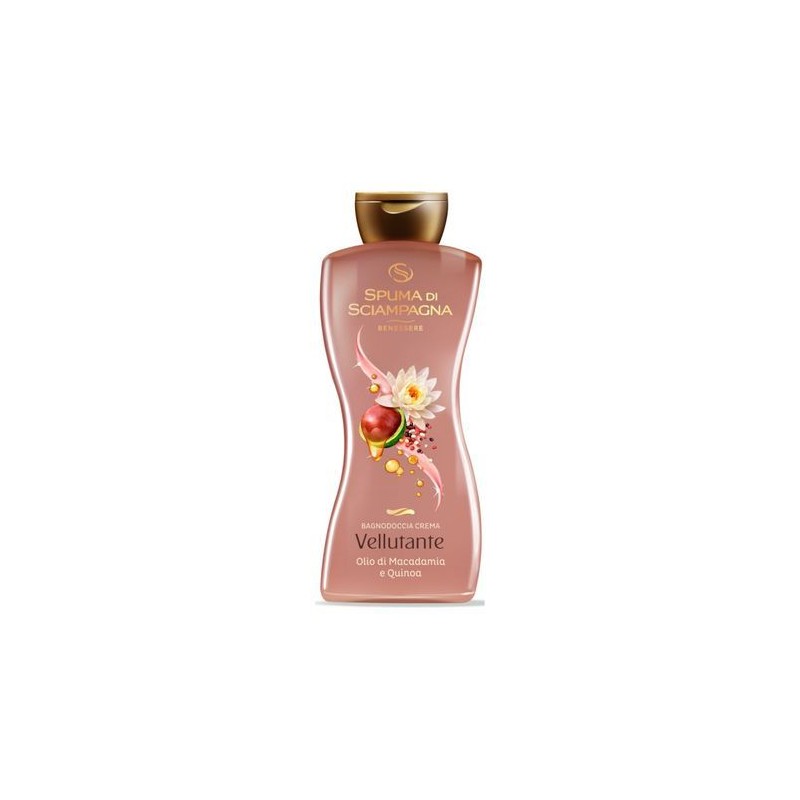 SPUMA BAGNO 650ML VELLUT. MACAD/QUINOA EAN 8007750012422 INGROSSO DOCCIA SCHIUMA