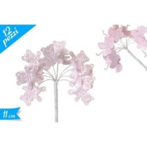 INGROSSO STECCO C/DECORO 12PZ ASS ROSA