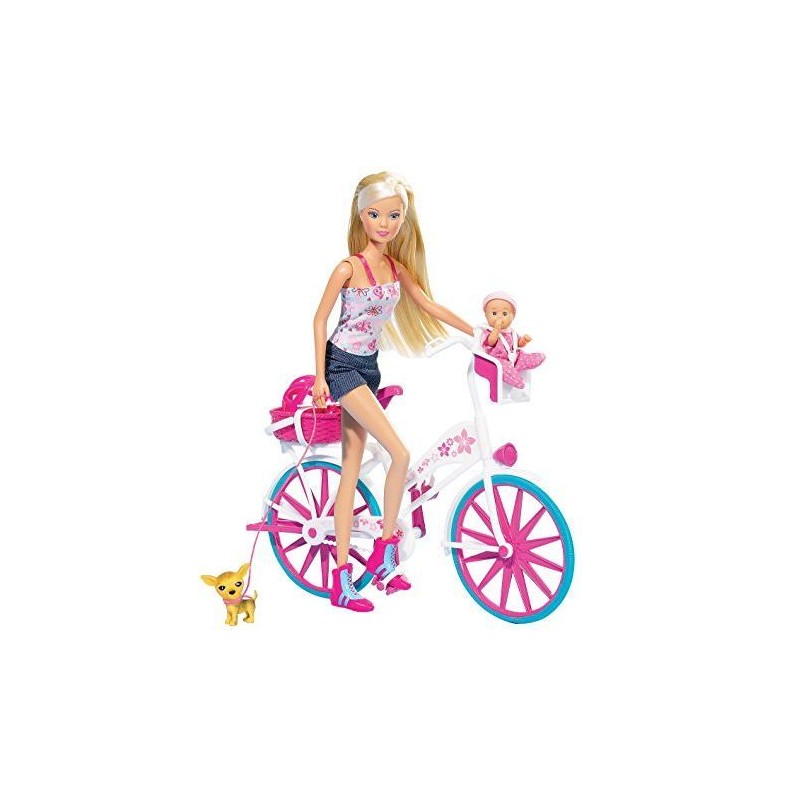 STEFFI LOVE GIRO IN BICI +3A EAN 4006592590505 INGROSSO BAMBOLE ECONOMICHE