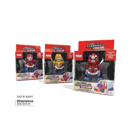 INGROSSO SUPER ROBOT 10 TRASF. TRY-ME LU/SUO 3ASS