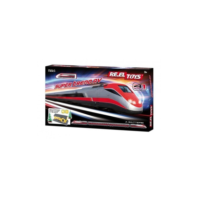 SUPER TRENO AV C/STAZIONE L&S A BATTERIE EAN 8001059003242 INGROSSO PISTA TRENINO