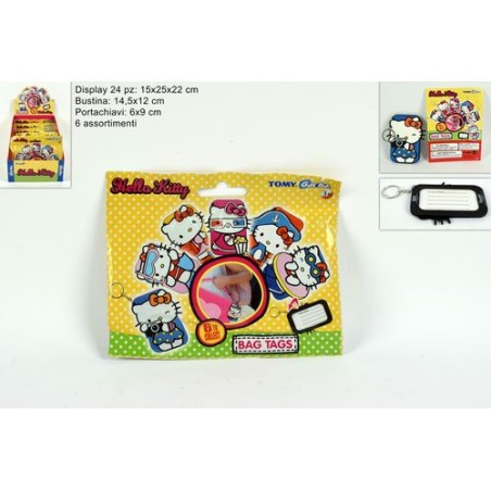 INGROSSO BUSTINA HELLO KITTY PORTACHIAVI ASS.