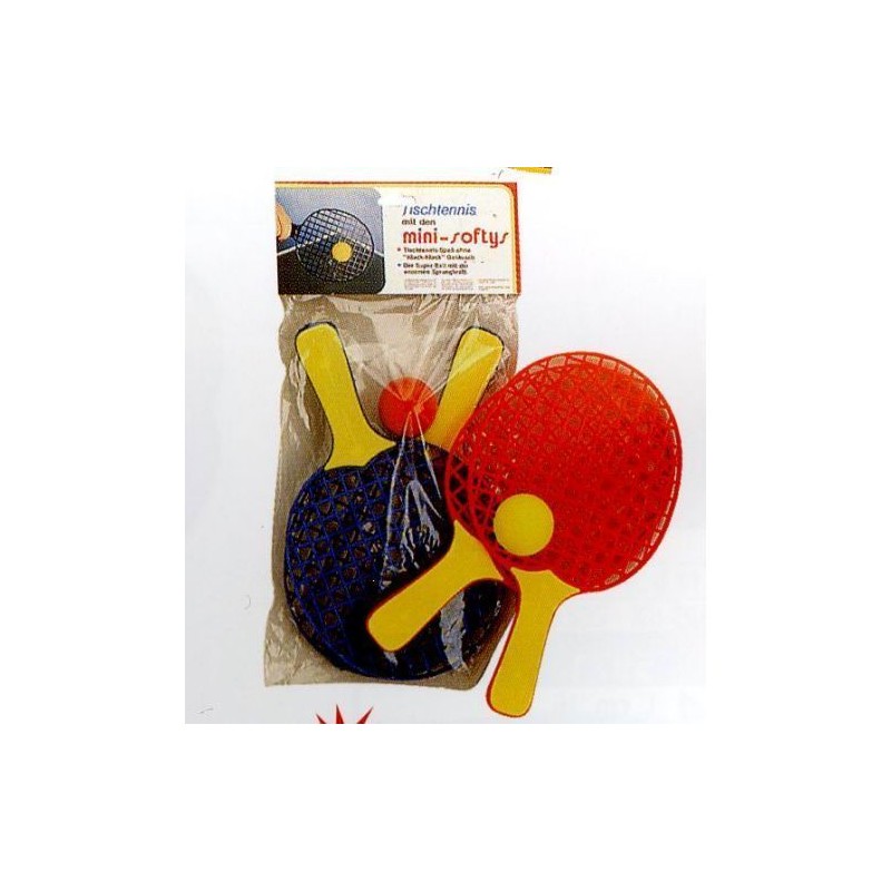 TENNIS DA TAVOLO 26CM CON PALLINA INCL. IN PLASTICA 2 COLORI ASSORTITI EAN 8000796008909 INGROSSO PING PONG