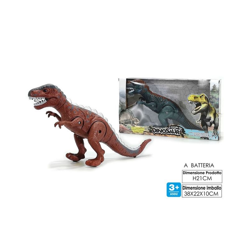 T-REX B/O LU/SUO/MOV 2ASS EAN 8015361880026 INGROSSO ANIMALI GIOCATTOLO