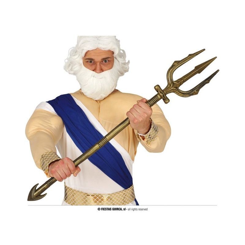 TRIDENTE ORO 94 CM EAN 8434077188781 INGROSSO ARMI CARNEVALE