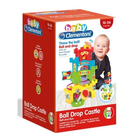 CASTELLO CUCU' SCIVOLA GIU' 15X24X15CM MADE IN ITALY EAN  INGROSSO GIOCHI PRIMA INFANZIA