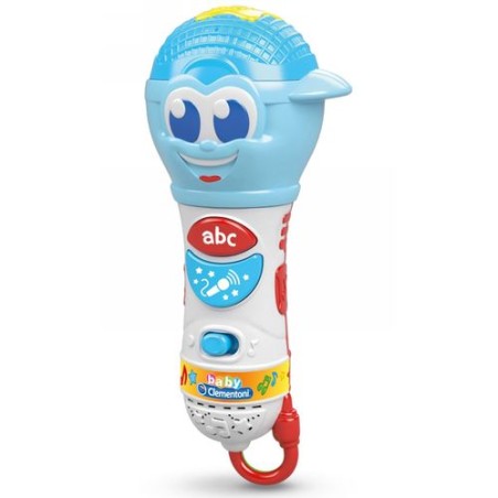 BABY MICROFONO EDUCATIVO PARLANTE 10/36M 14X20X7CM BATTERIE INCLUSE CLEMENTONI EAN  INGROSSO GIOCHI PRIMA INFANZIA