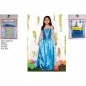 VESTITO PRINCIPESSA DI GHIACCIO 3/5 6/8 9/12 EAN 8033113734670 INGROSSO COSTUMI CARNEVALE BAMBINA