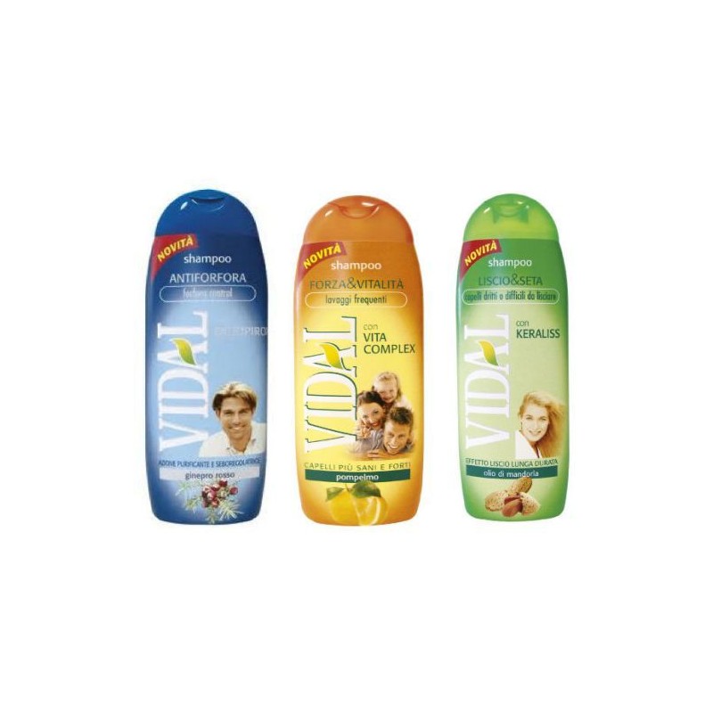 VIDAL SHAMPOO ML.250 ASS.