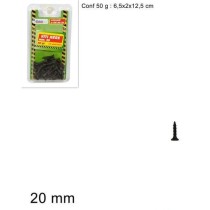 INGROSSO VITI NERE MIS. 20MM IN BLISTER