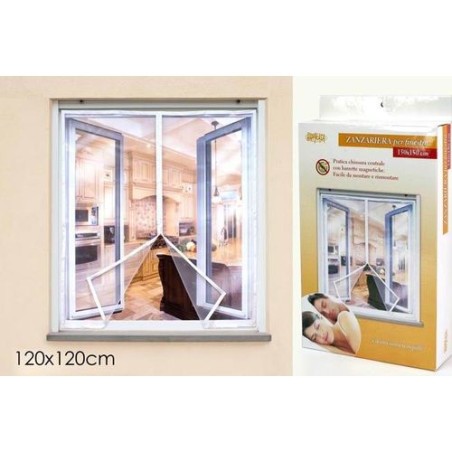 INGROSSO ZANZARIERA MODULABILE 120X120CM