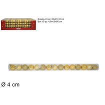 INGROSSO TUBO 15 PALLINE 4 CM 3