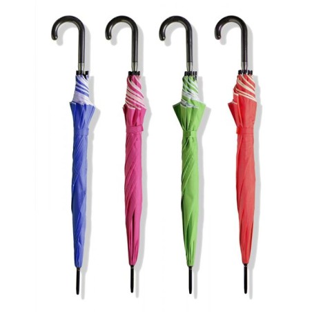 OMBRELLO PONGEE AUTO T.U. C/BORDINO EAN 8013066073064 INGROSSO OMBRELLI