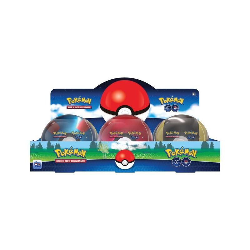 POKEMON 10.5 GO TIN POKE BALL ASS. EAN 0820650602412 INGROSSO GIOCHI DA EDICOLA