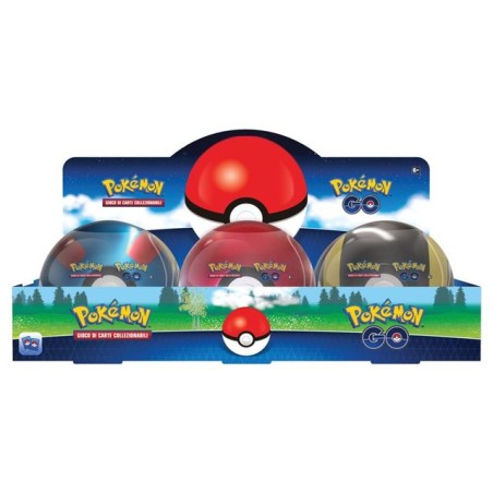POKEMON 10.5 GO TIN POKE BALL ASS. EAN 0820650602412 INGROSSO GIOCHI DA EDICOLA