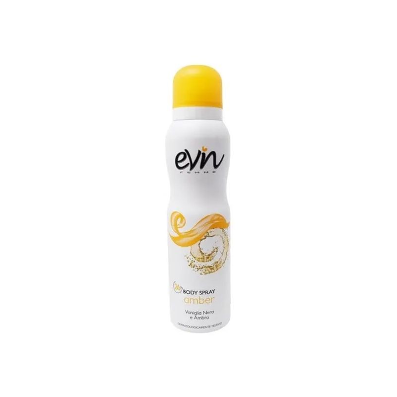 EVIN DEO SPRAY 150ML AMBER GIALLO EAN 8007675733693 INGROSSO DEODORANTI