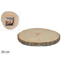 INGROSSO BASE TRONCO LEGNO 34CM