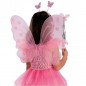 SET FARFALLA ROSA BIMBA ALI H.CM.40X40 CERCHIETTO E BACCHETTA EAN  INGROSSO SET E ACCESSORI TRAVESTIMENTI