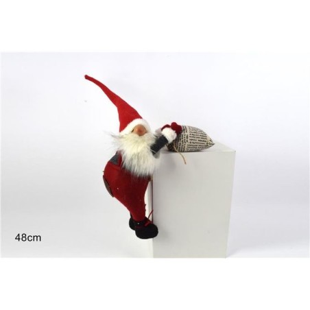 GNOMI DI NATALE 48 CM C/SACCO DONI EAN 8053482028057 INGROSSO PUPAZZI E GNOMI NATALIZI