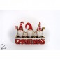 DEC. LEGNO GNOMI NATALE C/SCR. CHRISTMAS EAN 8053482154091 INGROSSO OGGETTISTICA NATALIZIA