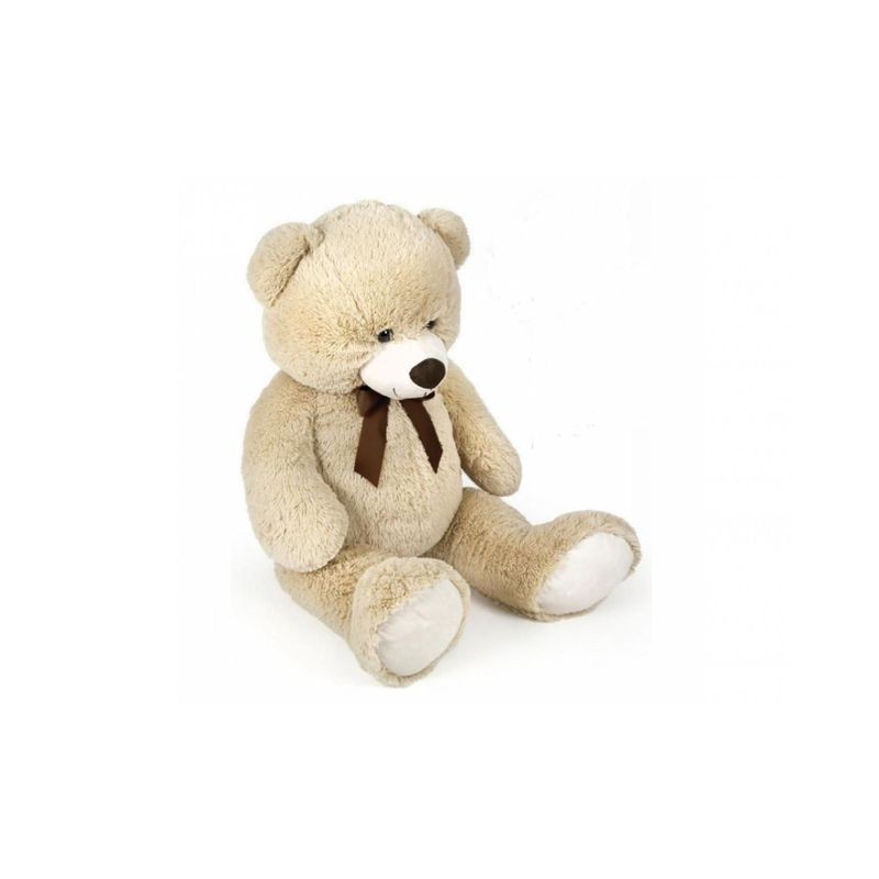 ORSO BEIGE C/FIOCCO L80CM EAN 8009549252309 INGROSSO PELUCHE MORBIDOSI