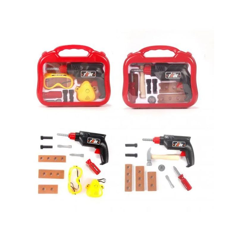 VALIGETTA ACCESSORI BRICO C/TRAPANO H24 EAN  INGROSSO ATTREZZI DA LAVORO GIOCATTOLO