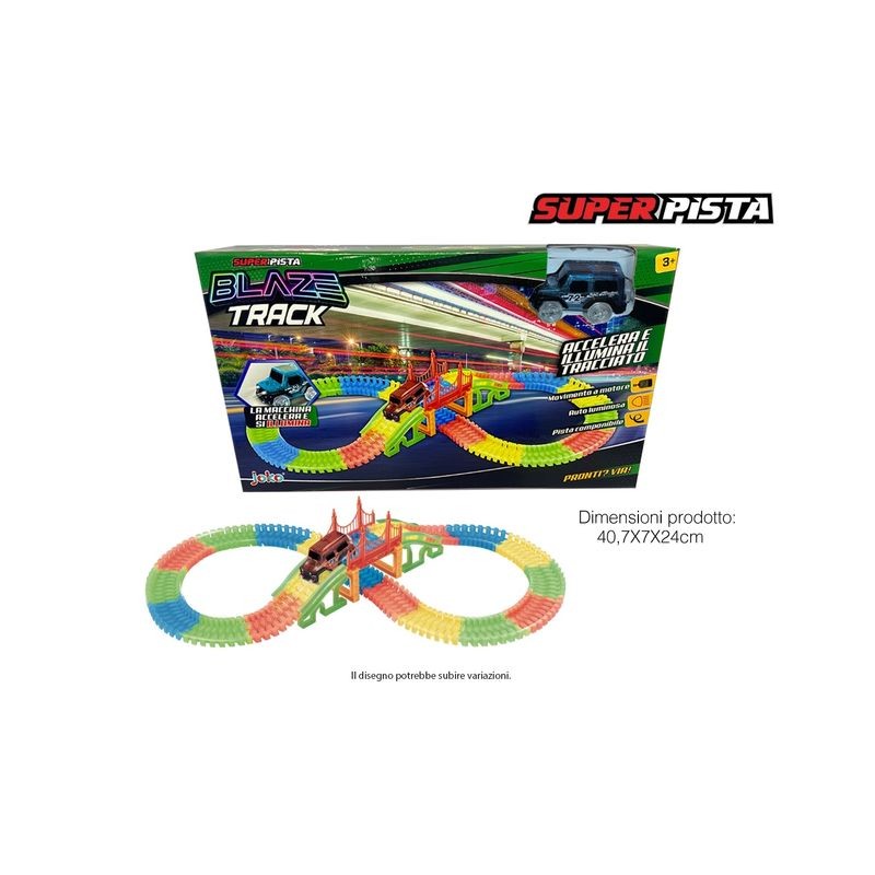 PISTA IN SCATOLA EAN 8032780708229 INGROSSO PISTA AUTOMOBILINE