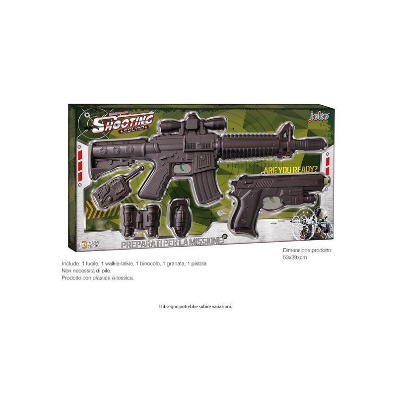 SET PISTOLA IN SCATOLA EAN 8032780724212 INGROSSO GIOCHI DA EDICOLA