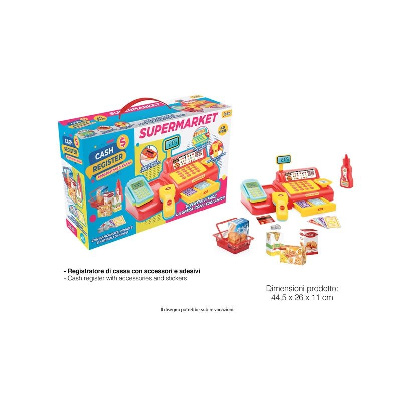 CASSA SHOPPING SET EAN 8032780725721 INGROSSO GIOCATTOLI PER EDICOLA