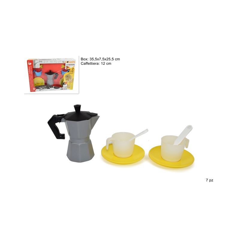 CAFFETTIERA C/PIATTI E TAZZINE SET X2 EAN 8034048452547 INGROSSO GIOCHI DI CUCINA ED ELETTRODOMESTICI
