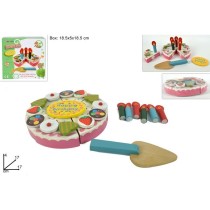 INGROSSO TORTA CON CANDELINE LEGNO