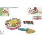 TORTA CON CANDELINE LEGNO EAN 8034048471746 INGROSSO GIOCHI DI CUCINA ED ELETTRODOMESTICI