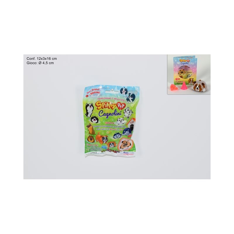 BUSTINA SPINNY PET CAGNOLINI EAN 9772499868003 INGROSSO GIOCHI DA EDICOLA
