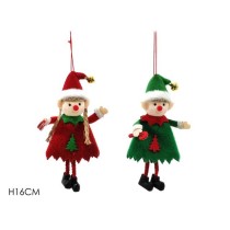 INGROSSO APP. ELFO C/CAMPANELLI H16CM 2ASS.