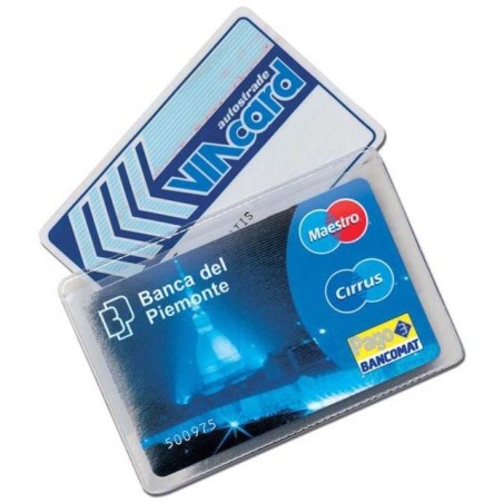 CLASSIC CARD - PORTACARD A 2 SCOMPARTI EAN 8015915009996 INGROSSO PORTA DOCUMENTI TASCABILI