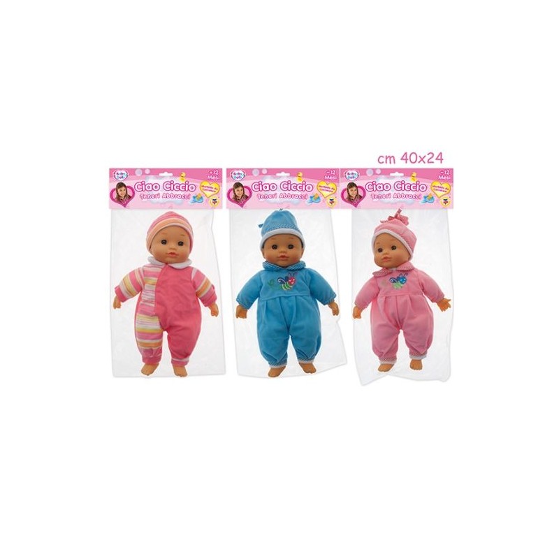 BAMBOLOTTO 30CM CORPO 3ASS. EAN  INGROSSO BAMBOLE ECONOMICHE