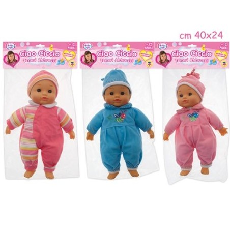 BAMBOLOTTO 30CM CORPO 3ASS. EAN  INGROSSO BAMBOLE ECONOMICHE