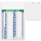 CALEND. OLANDESE 28,8X47 BASIC VERDE/BLU EAN 8056585356867 INGROSSO AGENDE E CALENDARI