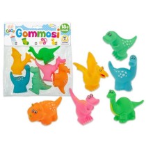 INGROSSO DINOSAURI GOMMOSI FUNNY 6 PZ