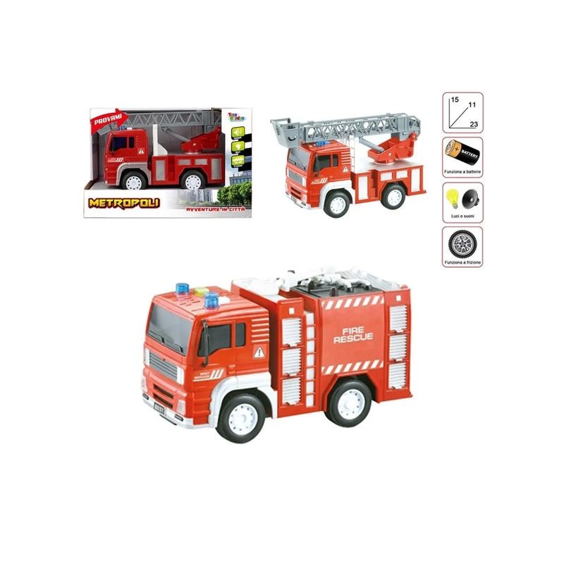 METROPOLI MEZZI FUOCO EAN  INGROSSO MODELLINI AUTO LUCI E SUONI