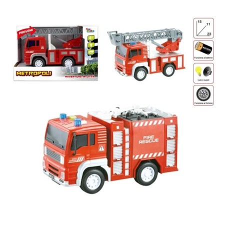 METROPOLI MEZZI FUOCO EAN  INGROSSO MODELLINI AUTO LUCI E SUONI
