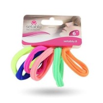 INGROSSO ELASTICO ANGIE FLUO 6PZ COL. VAR