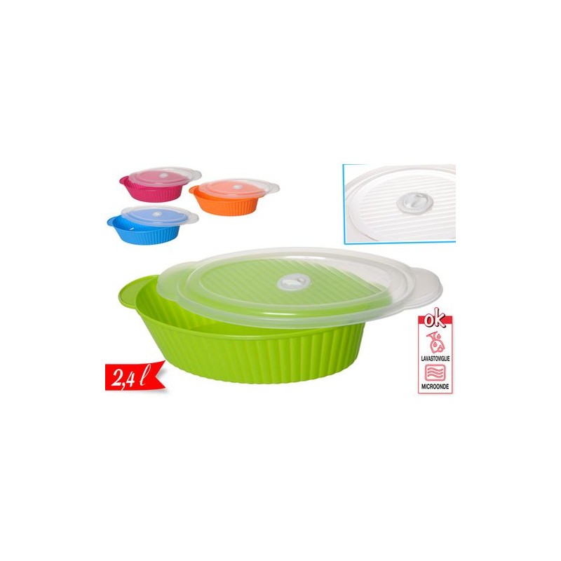 CONTENITORE COLORI ASSORTITI 2.4LITRI PER MICROONDE