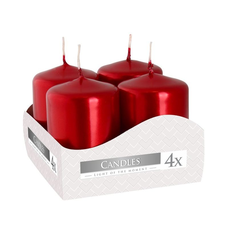 CANDELA VOTIVA DIAM.3,8X6CM 4PZ ROSSO M. EAN 5906927470047 INGROSSO CANDELE E LAMPADE NATALIZIE