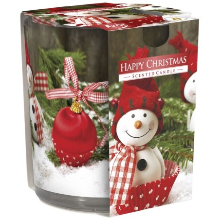 BISPOL CAND.PR.VETRO DISEG.HAPPY L424 EAN 5906927028293 INGROSSO CANDELE PER LA CASA