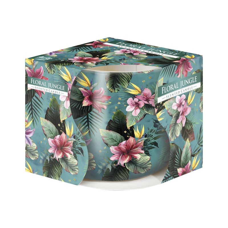 BISPOL CAND.PR.VETRO DISEGNO GIU.FL.L404 EAN 5906927037929 INGROSSO CANDELE PER LA CASA